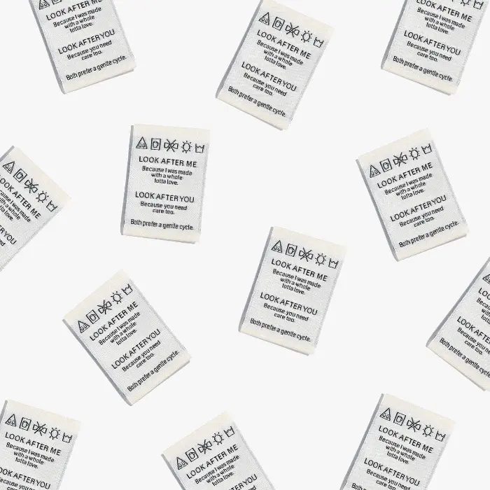 Look After Me Woven Sewing Labels - Kylie and The Machine