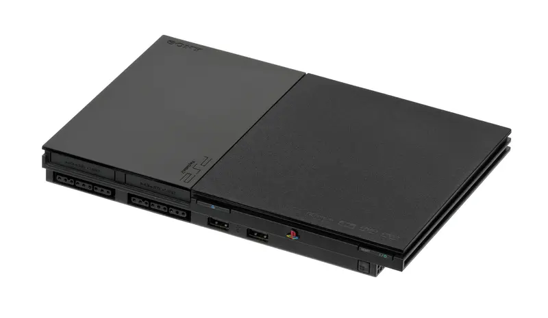 Losse Playstation 2 Slim Console - Zwart (Zonder kabels)