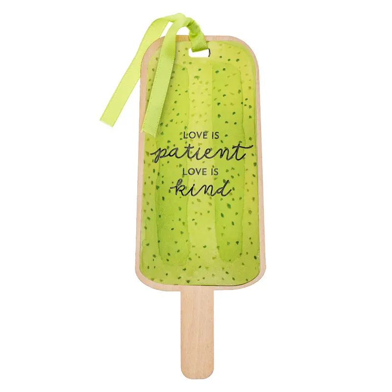 Love is Patient Lime Green 1 Cor 13