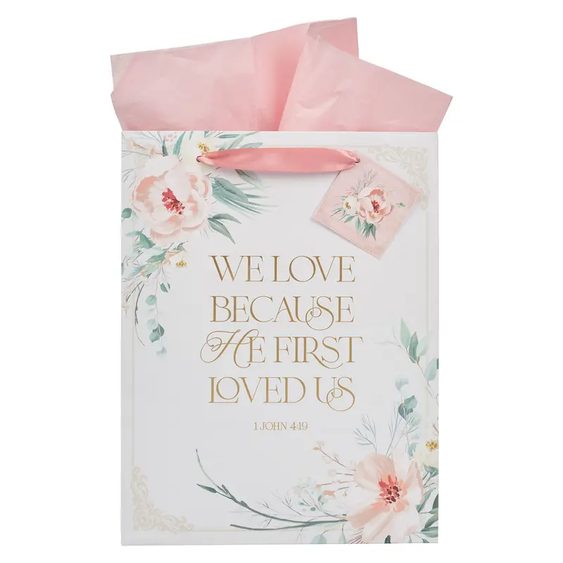 Love Peachy-pink Floral - 1 John 4