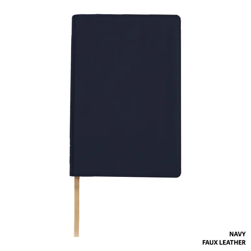 LSB 2 Column Verse-by-Verse Blue Faux Leather Indexed