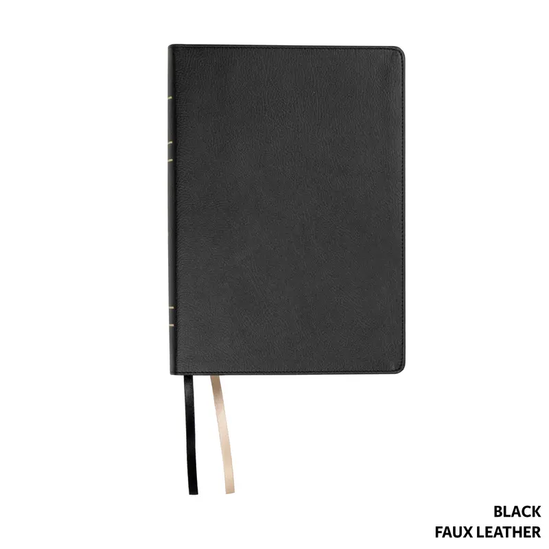 LSB Inside Column Reference Paste-Down Black Faux Leather