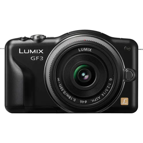 Lumix DMC-GF3 Systeemcamera + 14mm Lens - Zwart