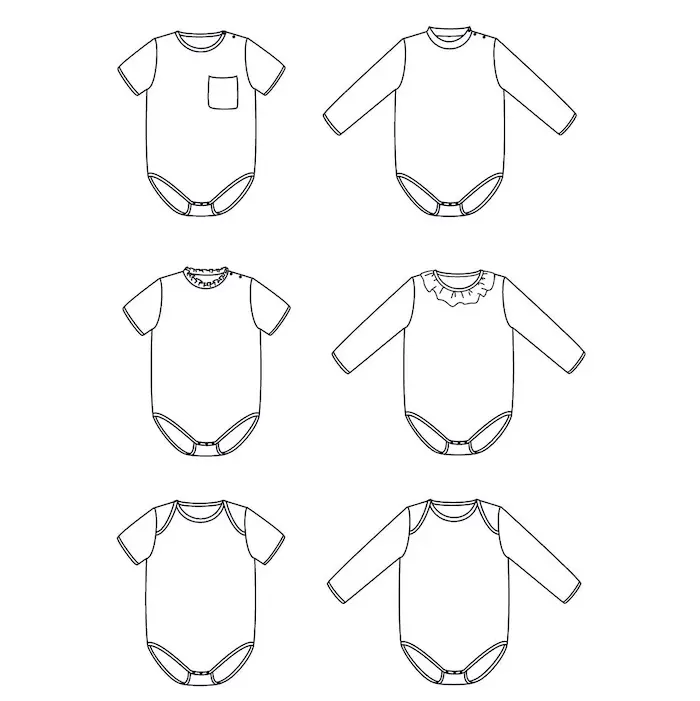 Malmö Body Suit- size 1m - 4y - Ikatee
