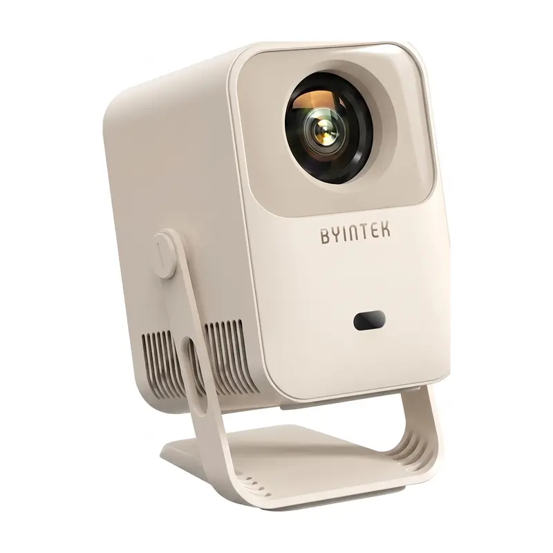 Mango 1 HD Mini Beamer/Projector met Android 14 en Autofocus - Beige (Nieuw)