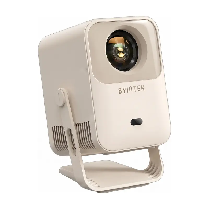Mango 1 Pro HD Mini Beamer/Projector met Accu en Android 14 - Beige (Nieuw)