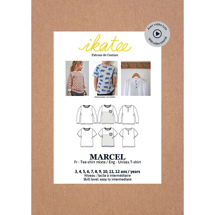 Marcel Unisex T-shirt -3-12yrs - Ikatee