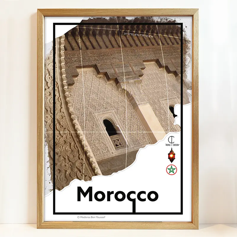 Marokko Reisposter