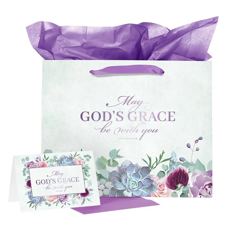 May God's Grace Be With You Purple