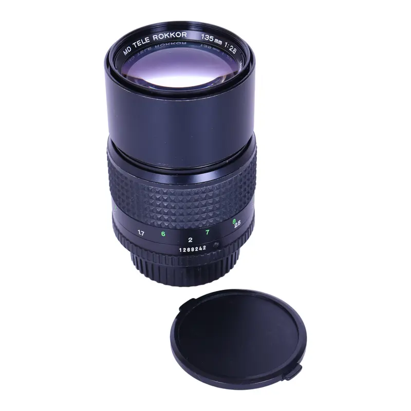 MD Tele Rokkor 135mm f/2.8 voor Minolta SR/MD Telelens