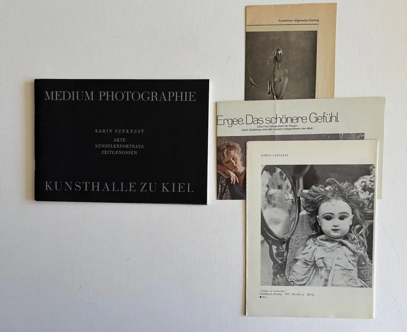 Medium Photographie heft 3. Karin Szekessy. Akte Künstlerpoträts Zeitgenossen.