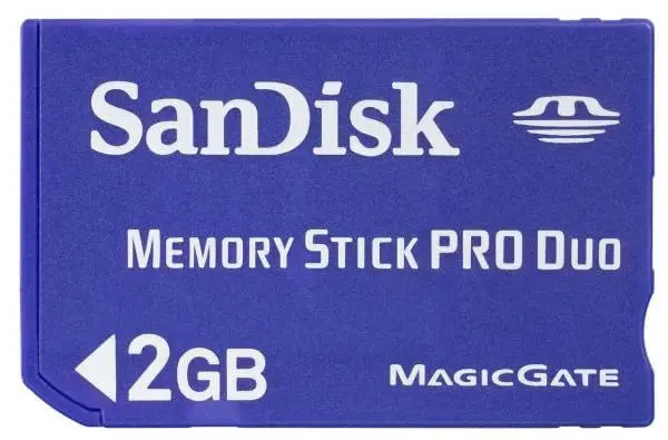 Memory Stick PRO Duo - 2GB - Blauw (Nieuw)