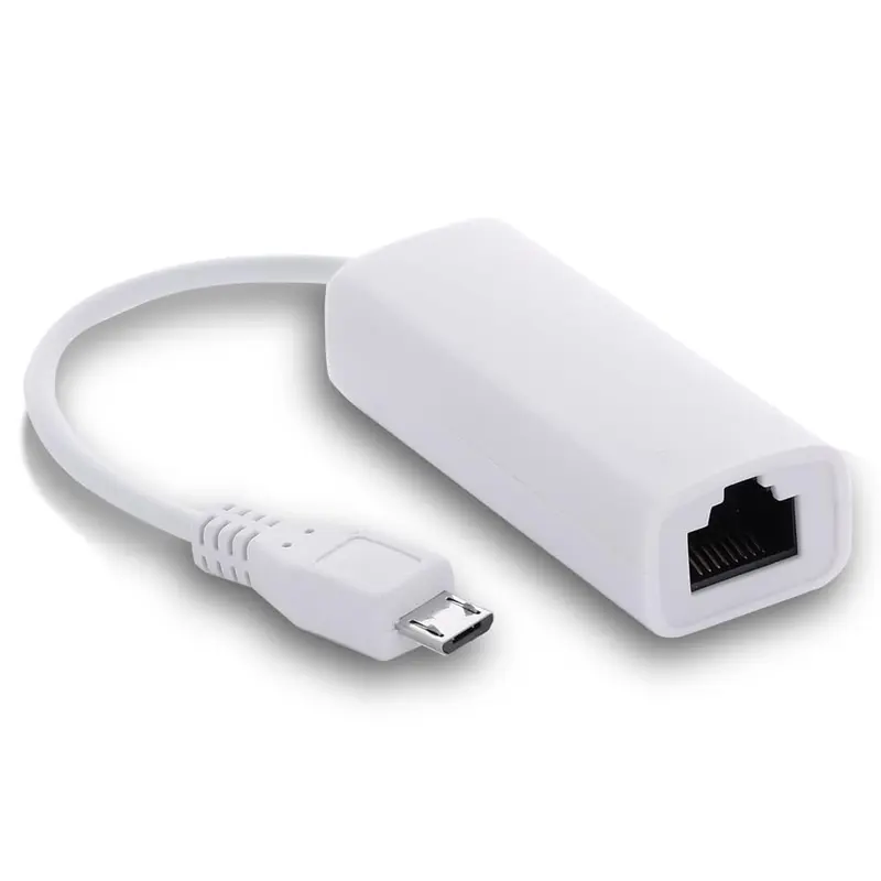 Micro USB naar Ethernet Adapter voor Smartphone / Tablet