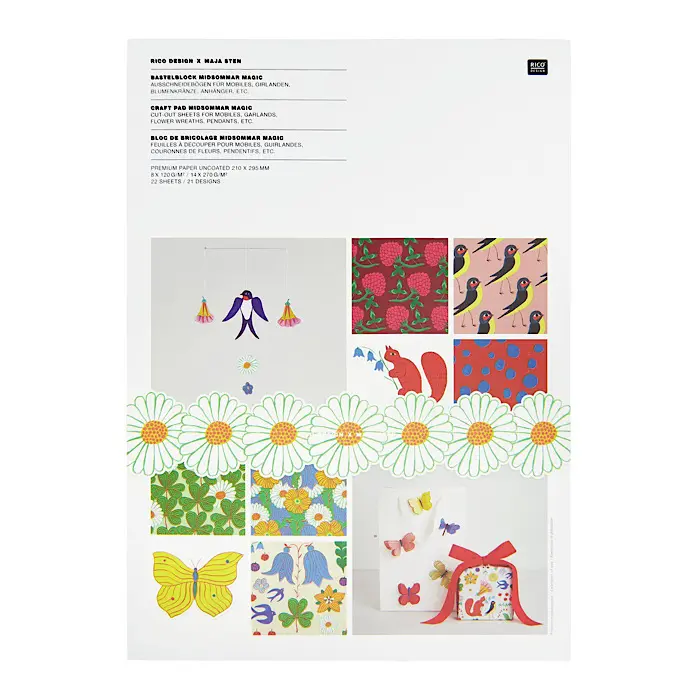 Midsommar Magic Craft Paper Pad - Rico Design