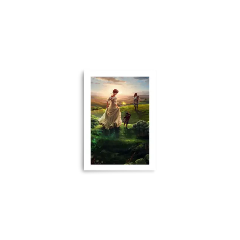 Miss Landon and Aubranael Poster