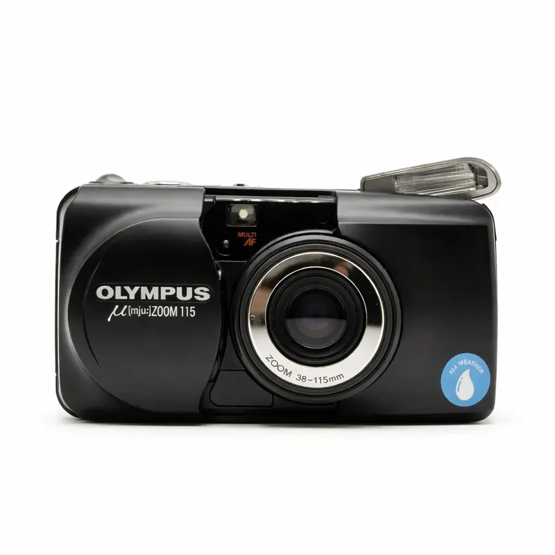 Mju Zoom 115 35mm Zoom Point and Shoot Film Camera - Zwart