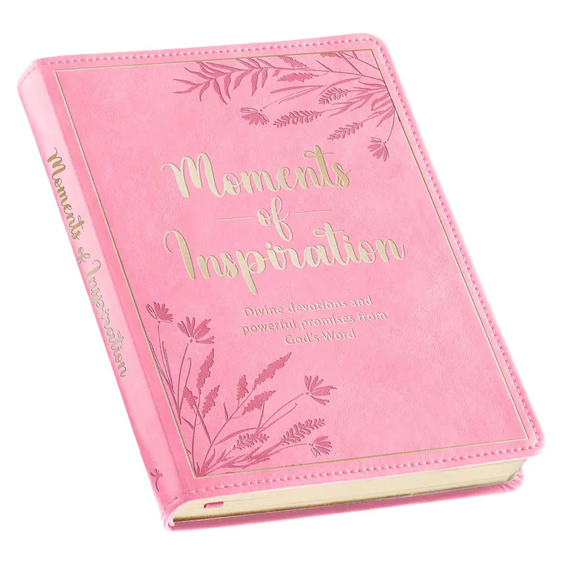 Moments of Inspiration Pink Faux Leather