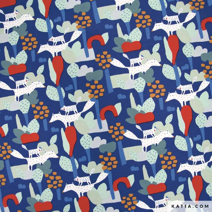 Mother Wolf - Jersey - Katia Fabrics COUPON