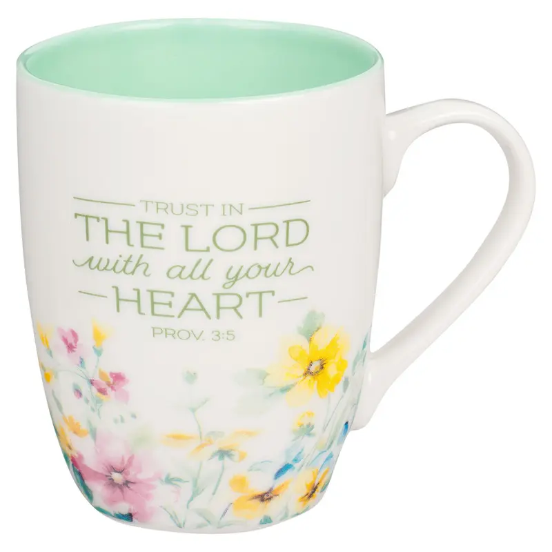 Mug Multi-Floral Trust in the Lord Prov. 3