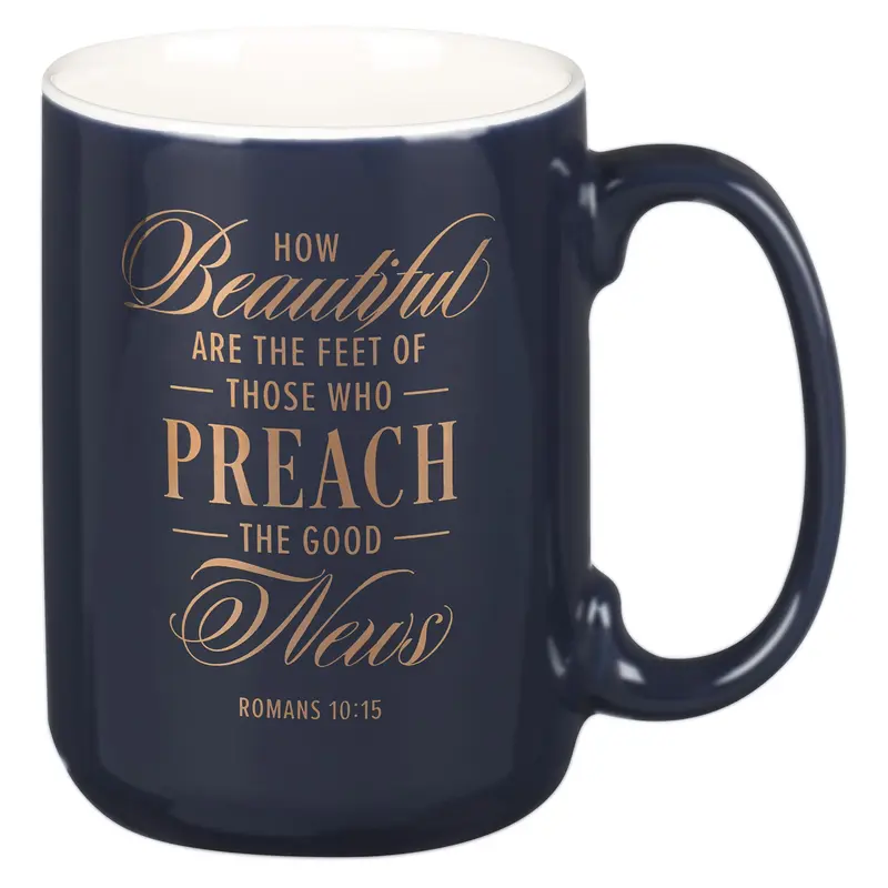 Mug Navy Preach Good News Pastor Rom. 10