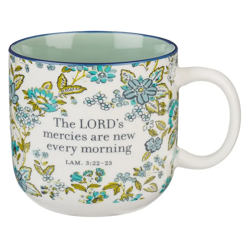 Mug Teal New Mercies Lam. 3