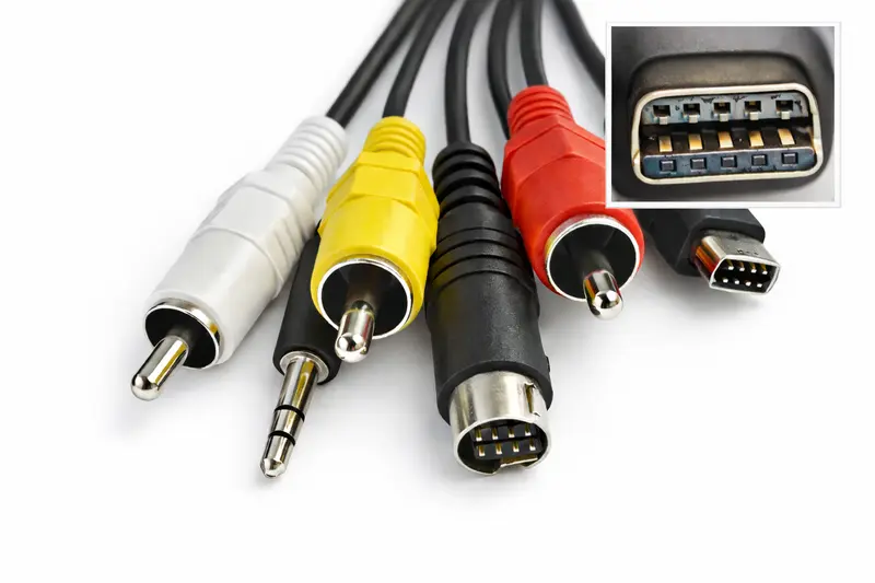 Multi AV Cable voor GZ-MC200 / GZ-MC200EK / GZ-MC200US Digitale Camcorder
