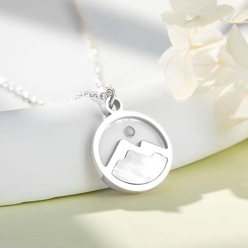 Mustardseed stainless steel necklace silver