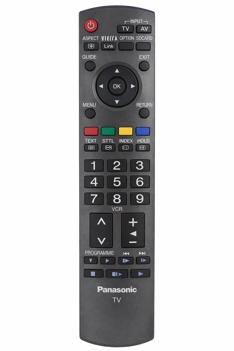 N2QAYB000239 Afstandsbediening voor Panasonic VIERA TV (TH-37PX80, TH-42PX80, TH-42PZ80, TH-46PZ80, TH-50PZ80, TX-26LXD80F, TX-32LXD80F, TX-32LXD85F, TX-37LXD85F, TX-37LZD80F, TX-37LZD85F)