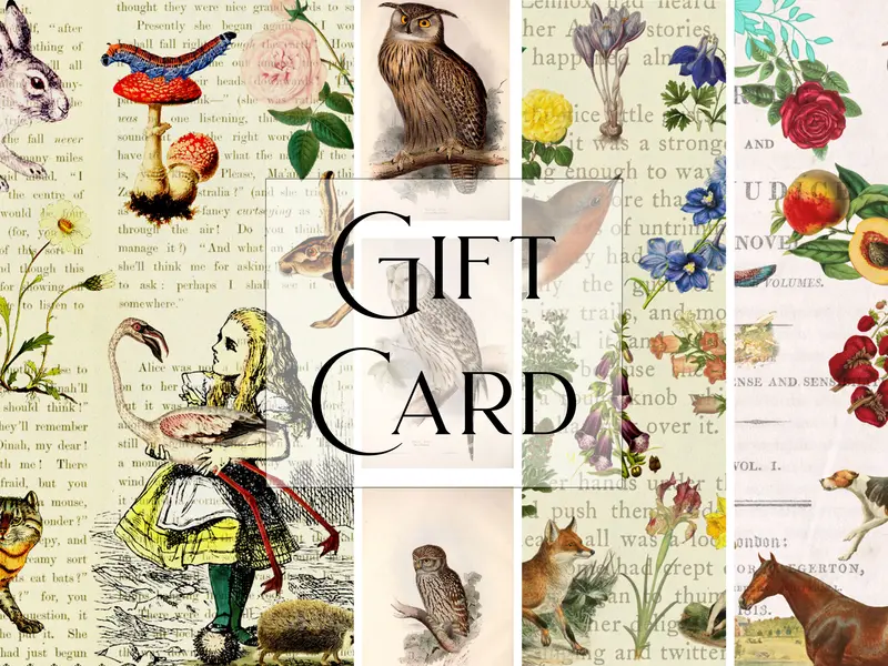 Natural History Collages Gift Card