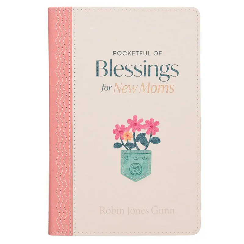New Moms Faux Leather Pocketful of Blessings for