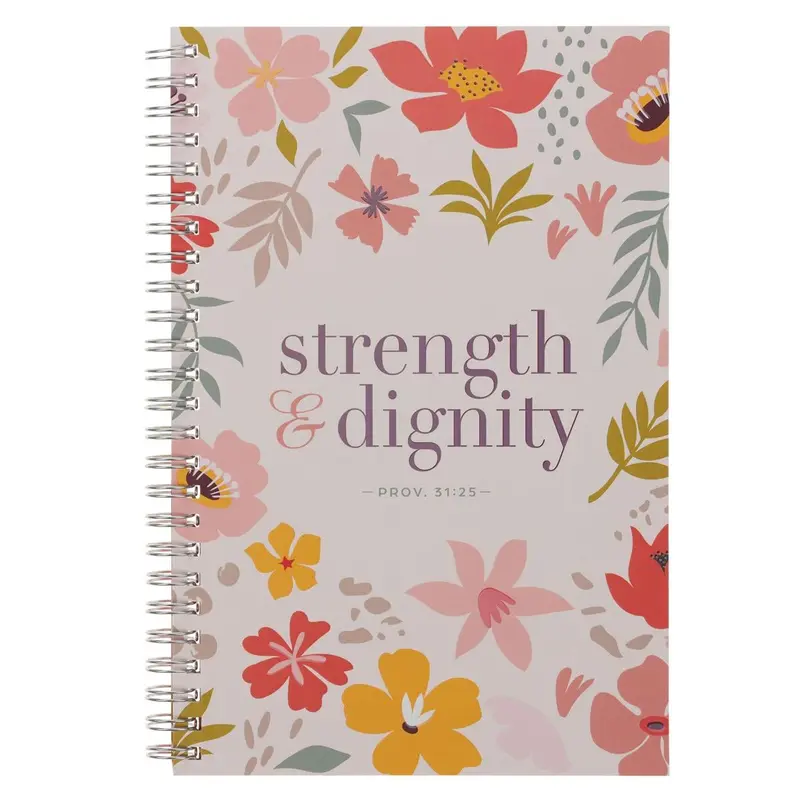 Notebook Spiral-bound Strength and Dignity Prov. 31