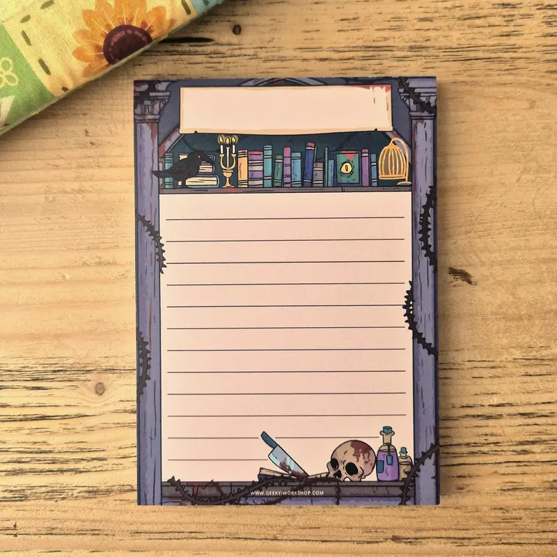 Notepad - Killer Bookcase