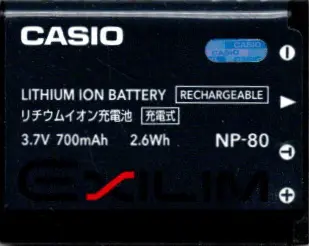 NP-80 Accu / Batterij