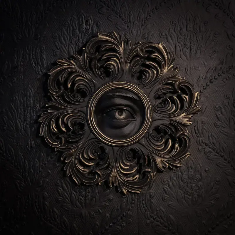 Octavio - Baroque Eye Wall Plaque