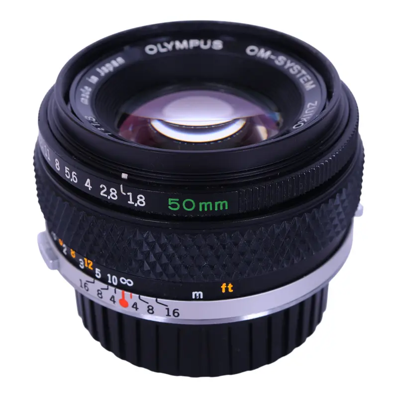 OM-System Zuiko Auto-S 50mm f/1.8 Objectief voor Olympus OM