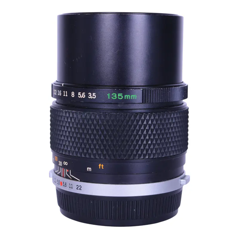 OM-System Zuiko Auto-T 135mm f/3.5 Telelens voor Olympus OM
