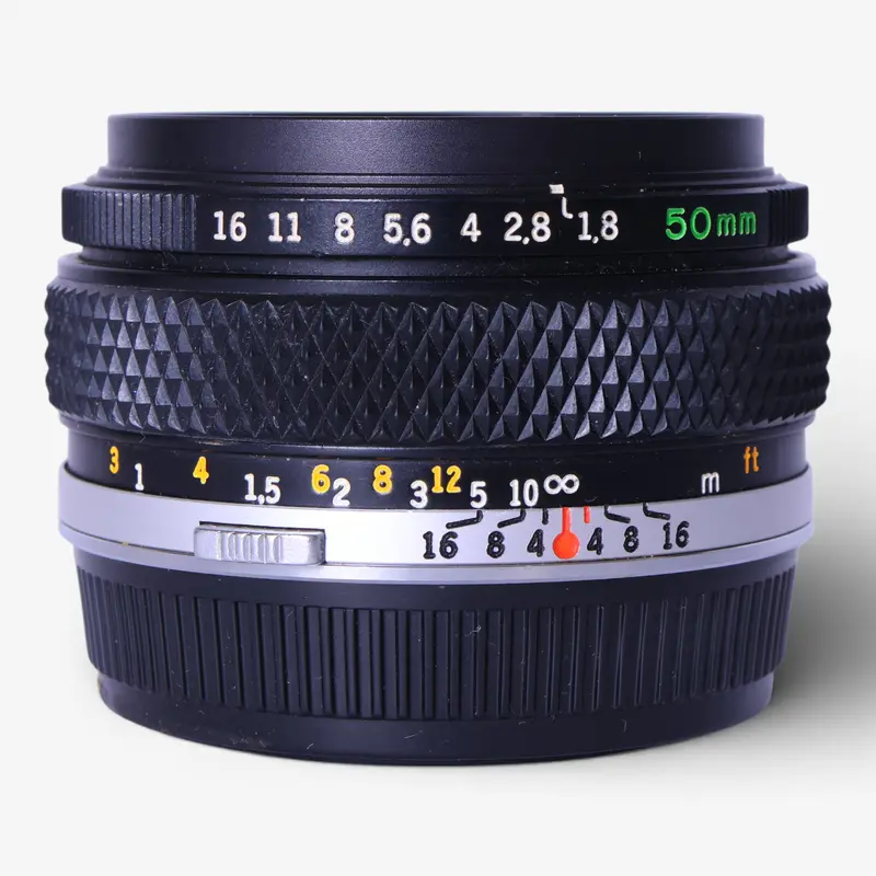 OM-System Zuiko MC Auto-S 50mm f/1.8 Lens voor Olympus OM