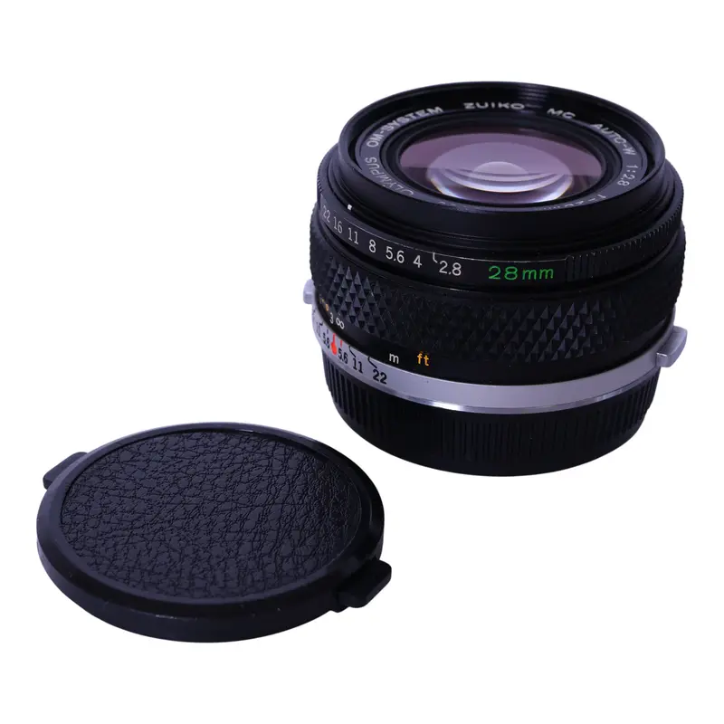 OM-System Zuiko MC Auto-W 28mm f/2.8 Groothoek Lens voor Olympus OM