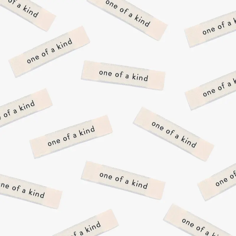 'One Of A Kind' Woven Labels - Kylie and The Machine