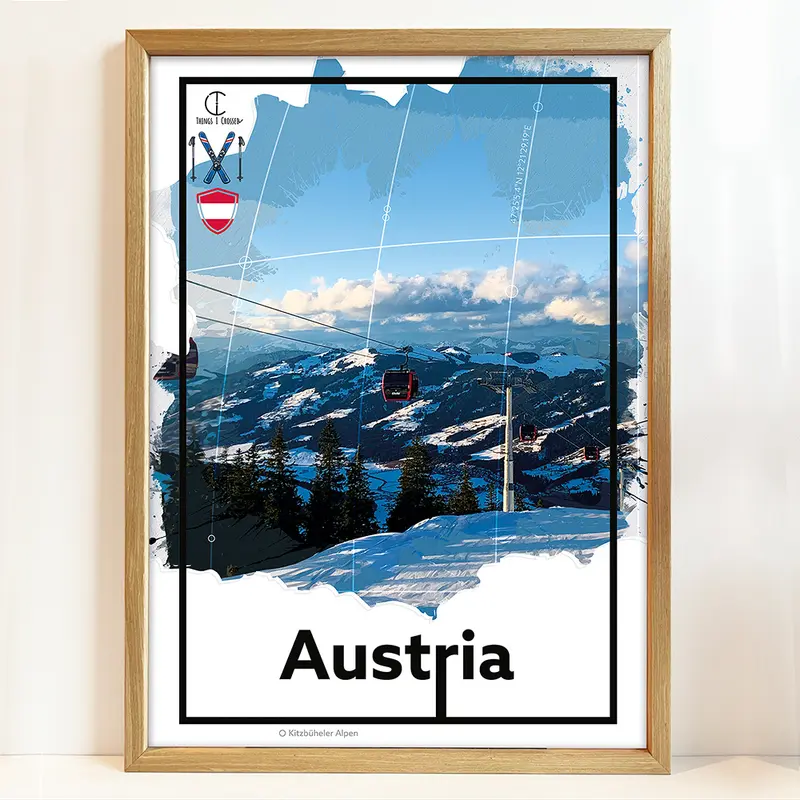 Oostenrijk Reisposter