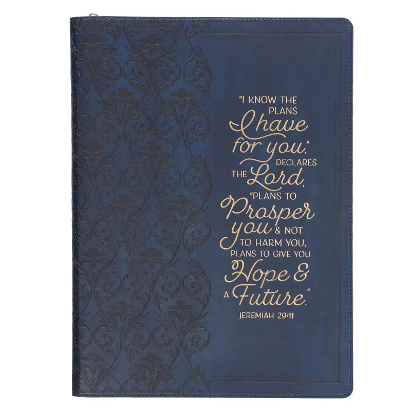 Padfolio Navy I Know the Plans Jer. 29