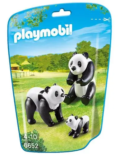 Pandafamilie met Baby - 6652 (Nieuw)