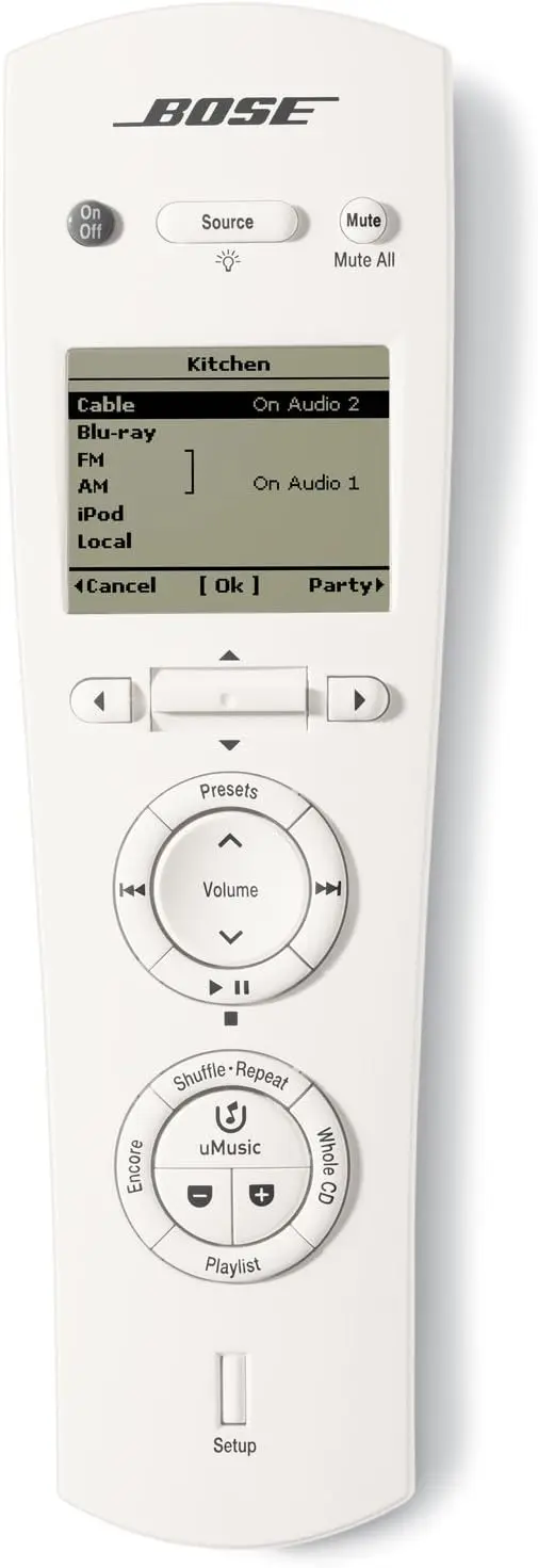 Personal Music Center III Afstandsbediening voor Bose Lifestyle V35/V25/235/135