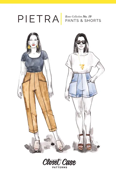 Pietra Shorts & Pants - Closet Core Patterns