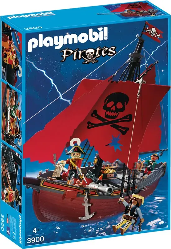 Pirates Rode Piratenschip - 3900 (Nieuw)