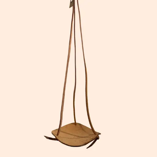 Planten hanger leer bruin