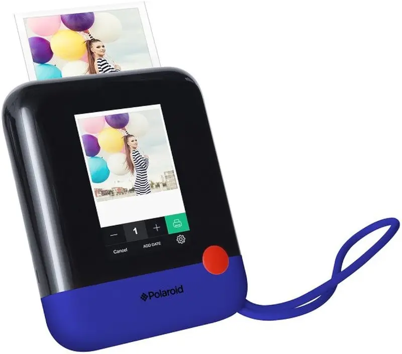 POP Instant Print Digital Camera met Touchscreen Display - Blauw (In doos)