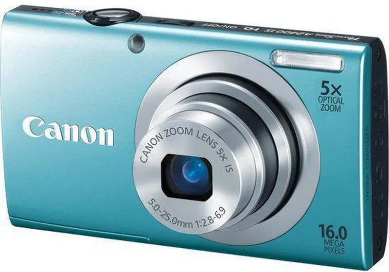 PowerShot A2400 IS Digitale Compact Camera - Licht Blauw