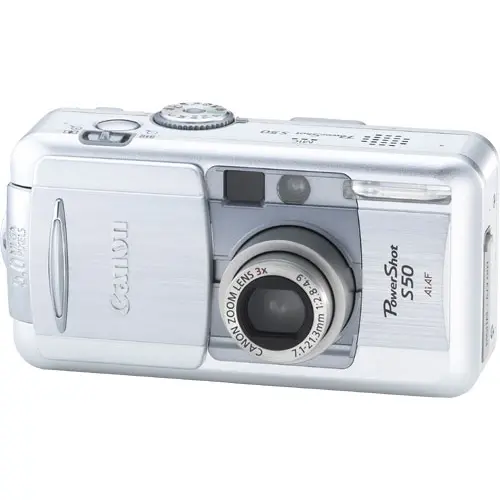 PowerShot S50 Digitale Compact Camera - Zilver