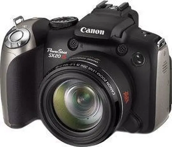 PowerShot SX20 IS Digitale Bridge Camera - Zwart